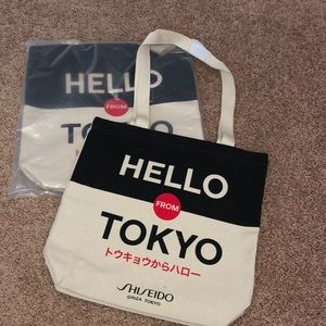 Shiseido tote bag for 2 totes.